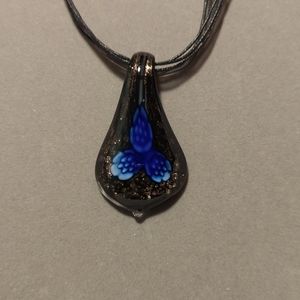 Unique Lampwork Glass Necklace